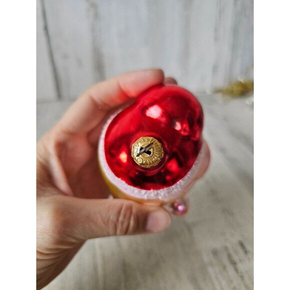 Radko cheeky st nick Italian Santa beard bust vintage ornament Xmas tree - Picture 8 of 9